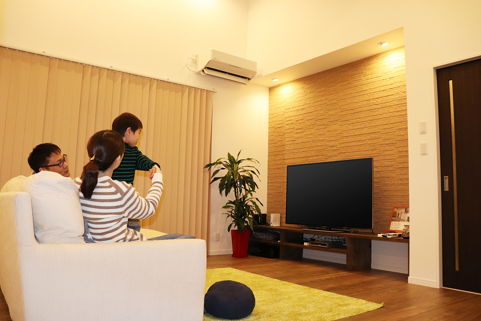 宮崎市M邸のリビング